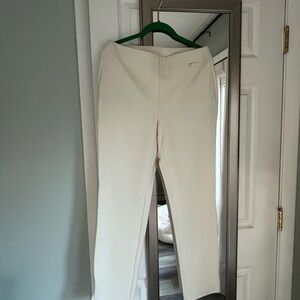 NWOT Rafaella Winter White Trousers